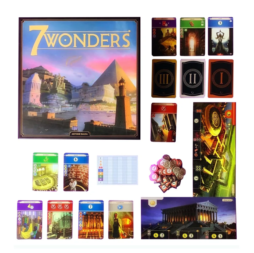 بازی فکری مدل 7wonders 2020