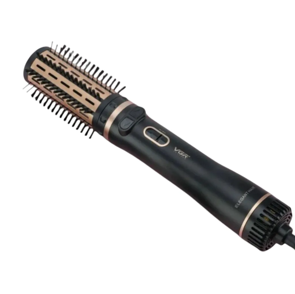 سشوار برس‌دار چرخشی 1000 وات وی جی ار مدل V-496