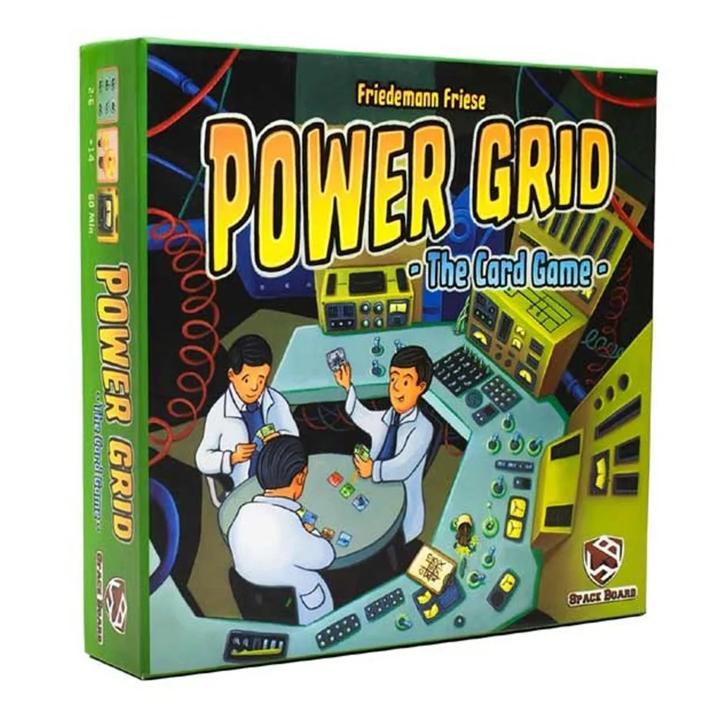 بازی فکری مدل شبکه قدرت نسخه کارتی Power Grid