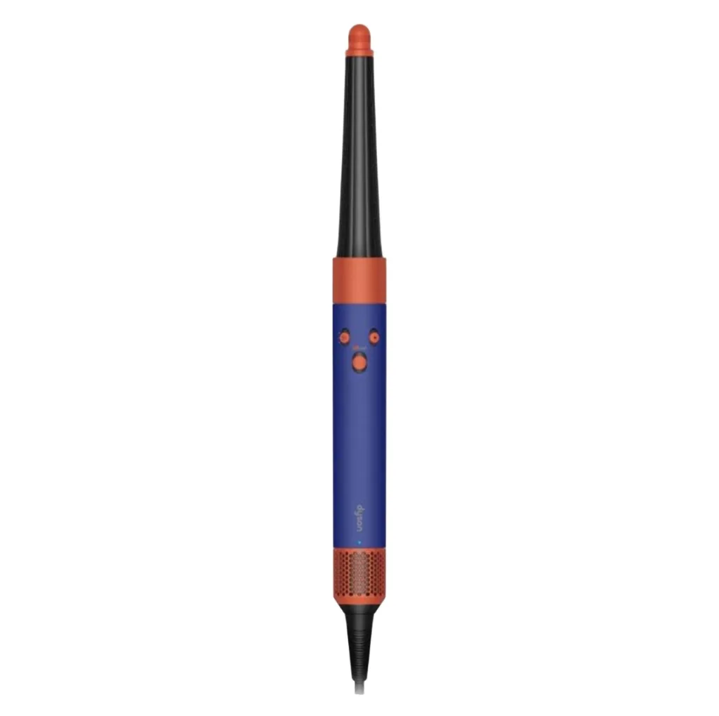 سشوار برس‌دار حالت‌دهنده 1300 وات دایسون مدل Airwrap id HS08، موتور AC، وزن 120 گرم، دارای سری دیسپانسر، متمرکز‌کننده باریک، متمرکز‌کننده پهن، سری شانه‌دار، سری برس‌دار گرد پهن با ویژگی صاف‌کنندگی، فرکنندگی، حجم‌دهندگی، با قابلیت فناوری تولید یون
