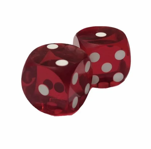 تاس بازی مدل Red Cube بسته دو عددی