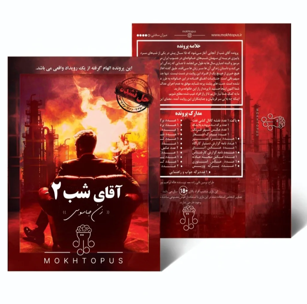 بازی فکری مدل پرونده جنایی آقای شب 2 زن جاسوس