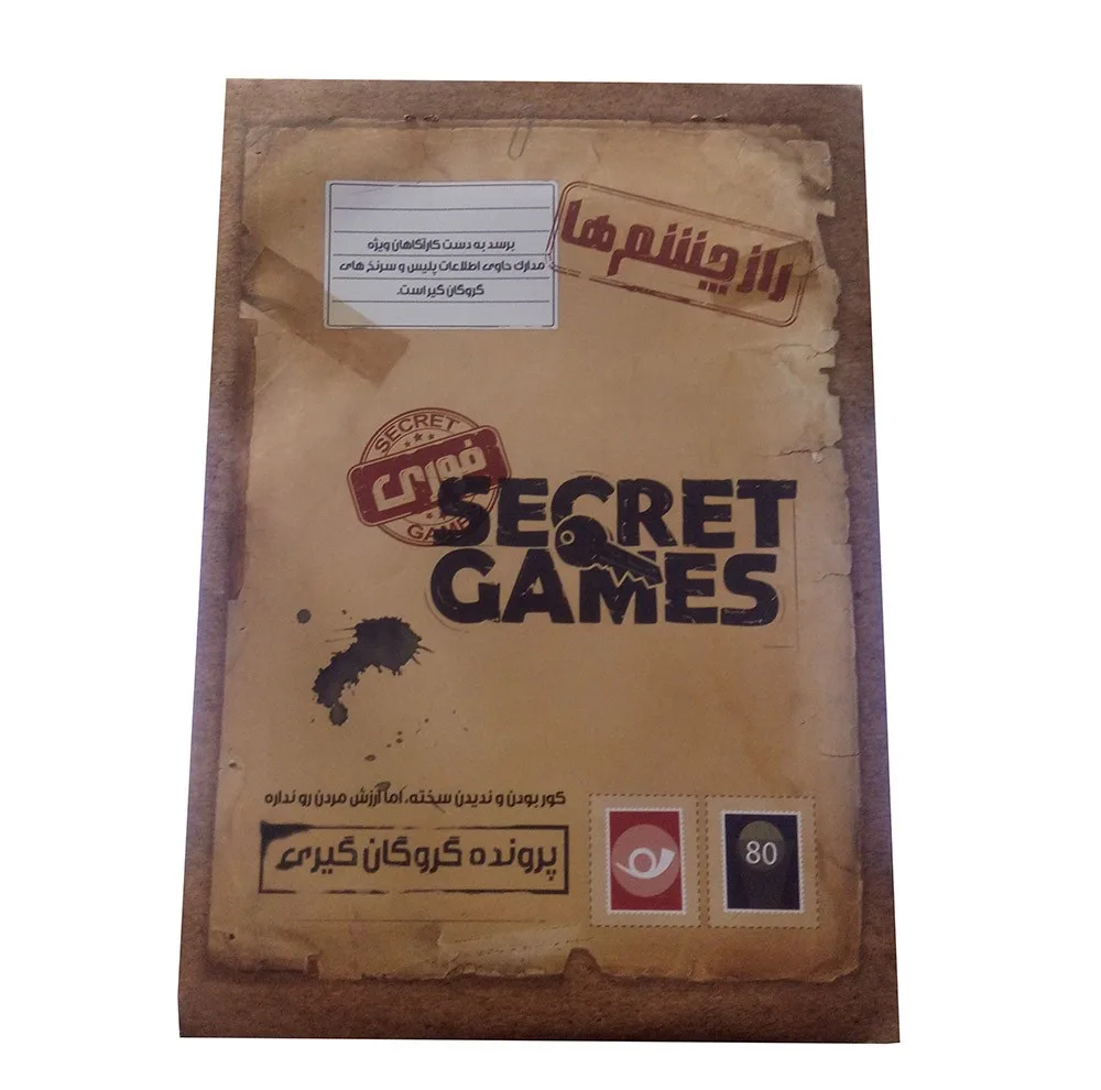 بازی فکری مدل پرونده گروگان گیری طرح راز چشم ها