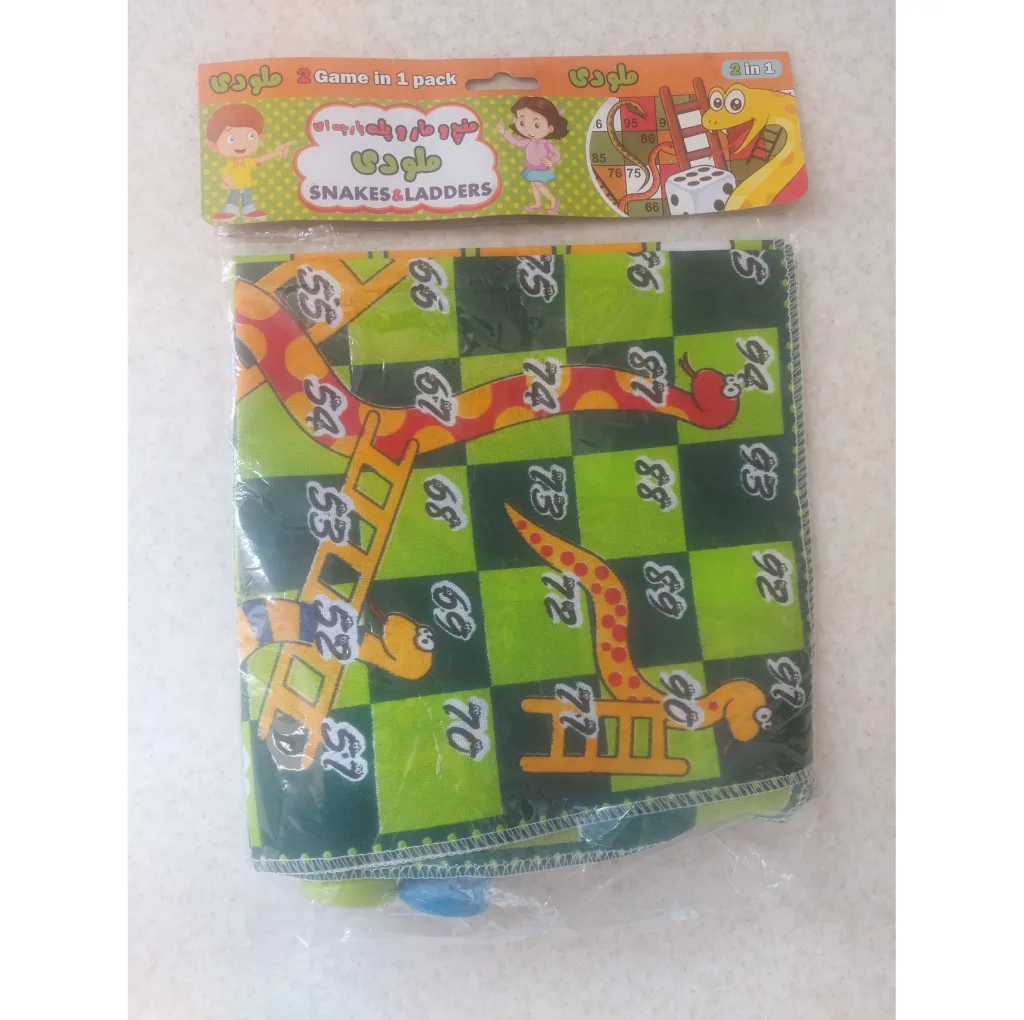 بازی فکری مدل منچ و مار و پله کد M451