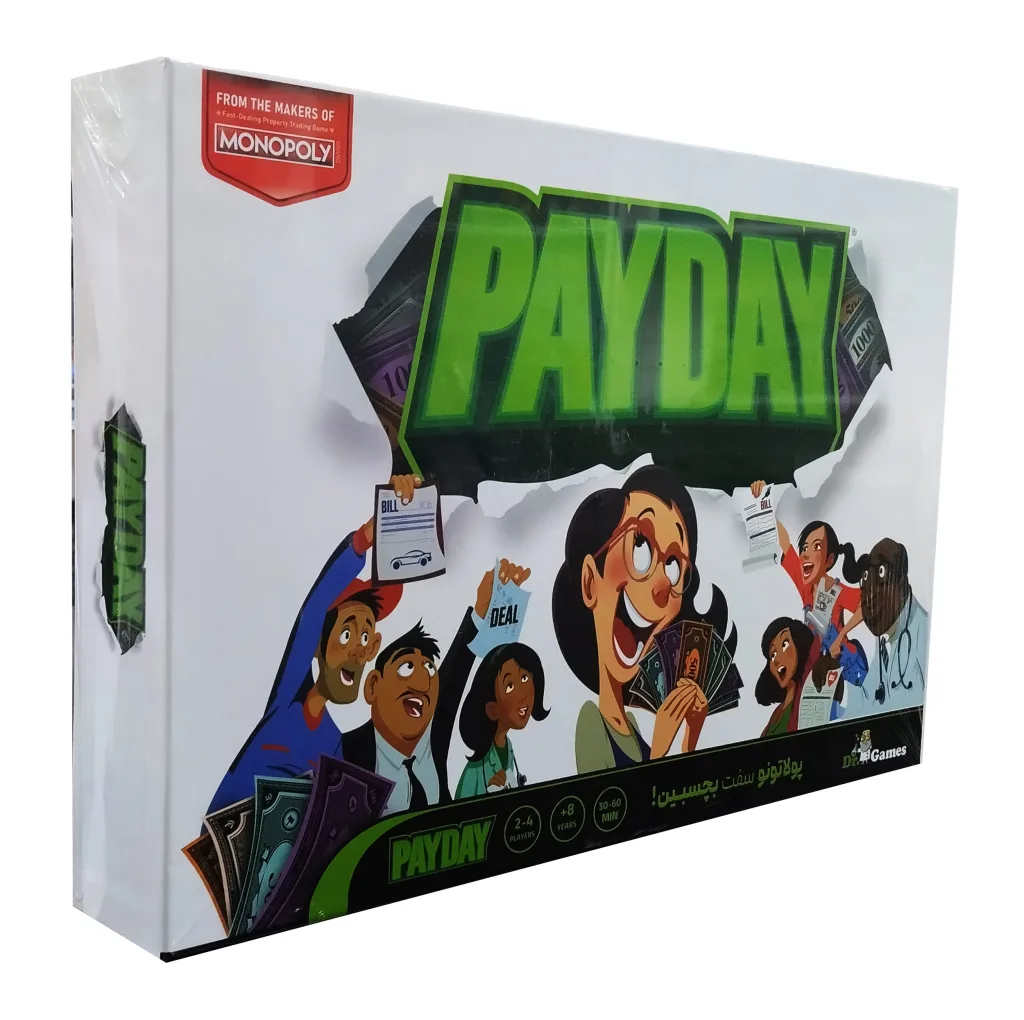 بازی فکری مدل مونوپولی پی دی MONOPOLY PAYDAY