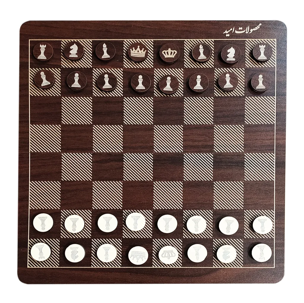 بازی فکری محصولات امید مدل دوز و شطرنج کد 132
