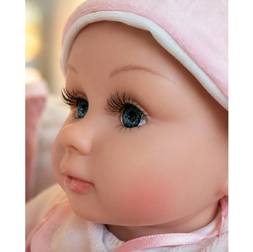 عروسک مدل موزیکال کد E021 نوزاد ارتفاع 33 سانتی متر