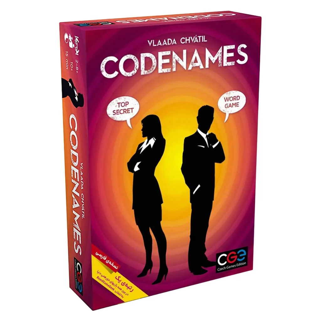 بازی فکری سی جی ای مدل Codenames نسخه فارسی