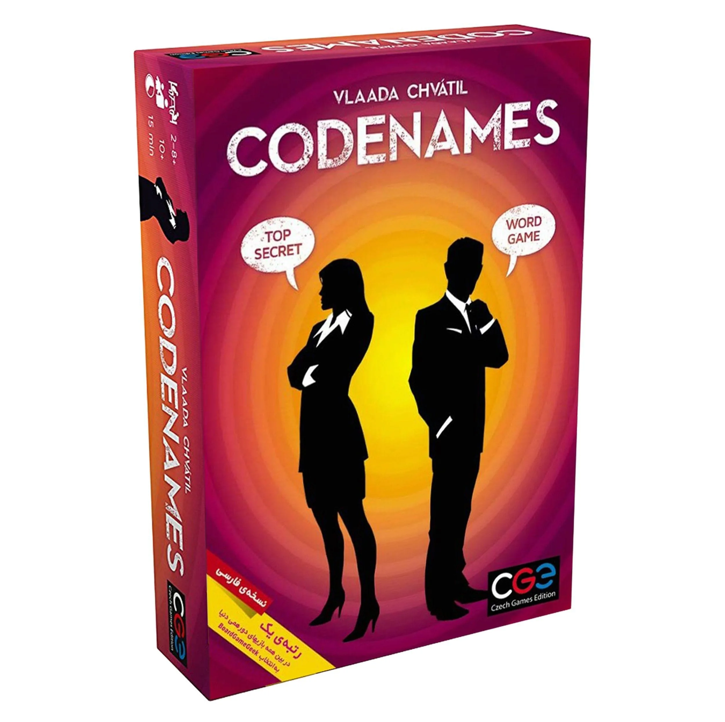 بازی فکری سی جی ای مدل Codenames نسخه فارسی