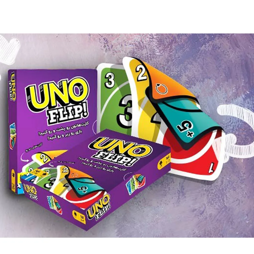 بازی فکری مدل اونو فیلیپ UNO FLIP