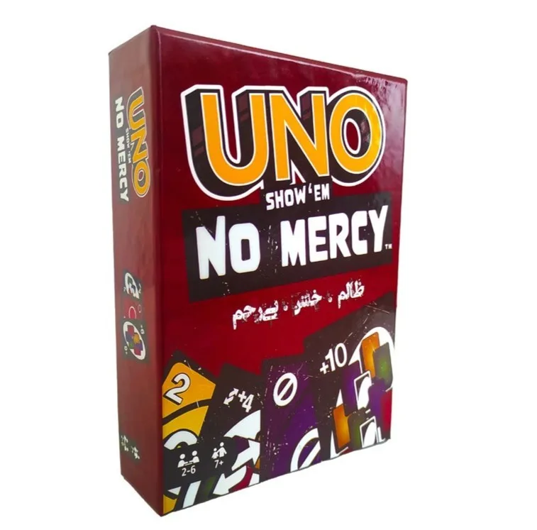 بازی فکری مدل بردکده Uno No Mercy