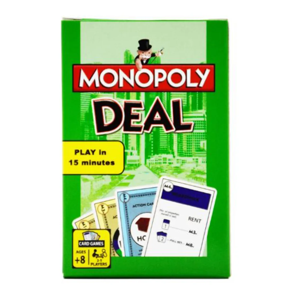 بازی فکری مدل مونوپولی کارتی monopoly deal