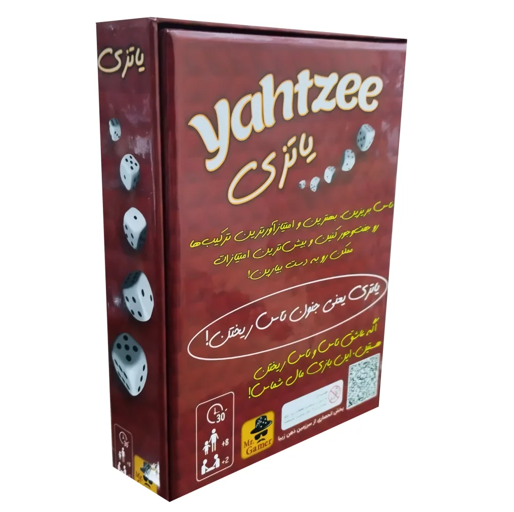 بازی فکری مدل یاتزی yahtzee