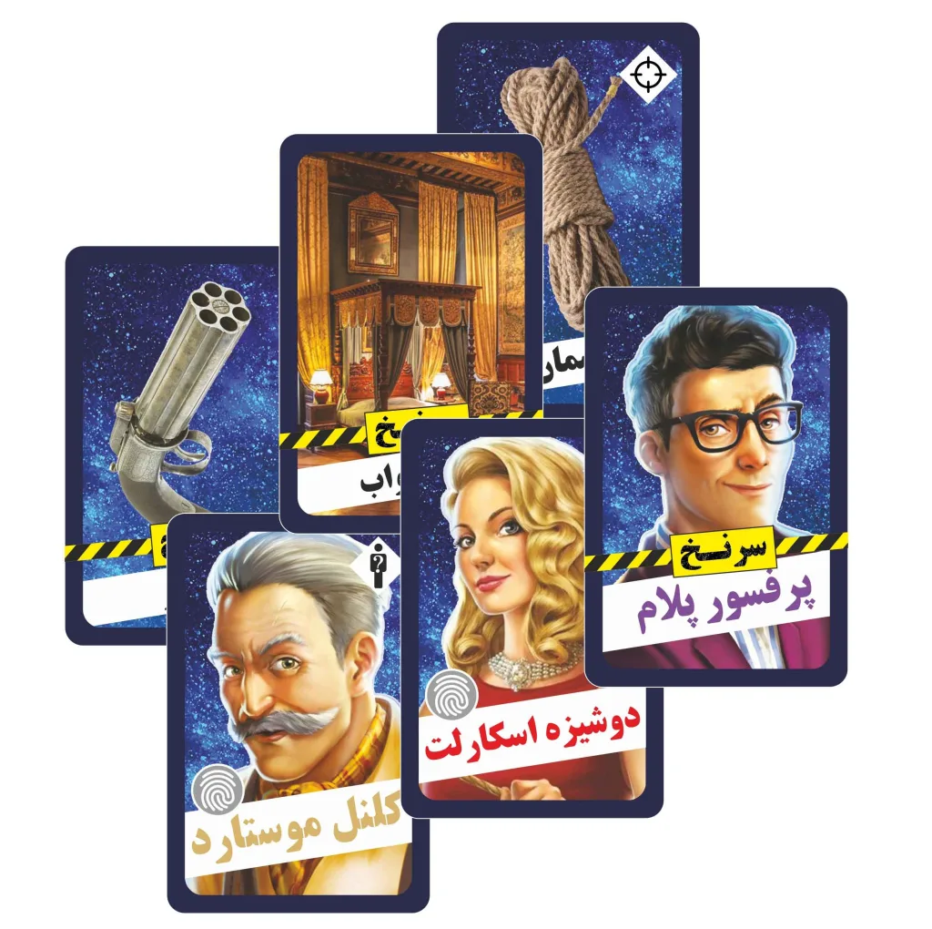 بازی فکری مونگا مدل راز پرونده قتل