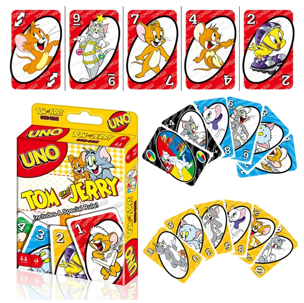 بازی فکری اونو مدل Uno Tom & Jerry