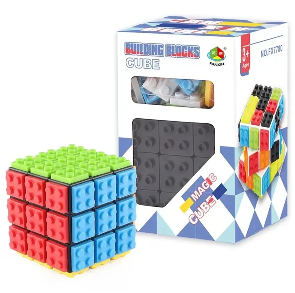 مکعب روبیک فنکسین مدل لگویی 3×3 FanXin 3×3 Lego