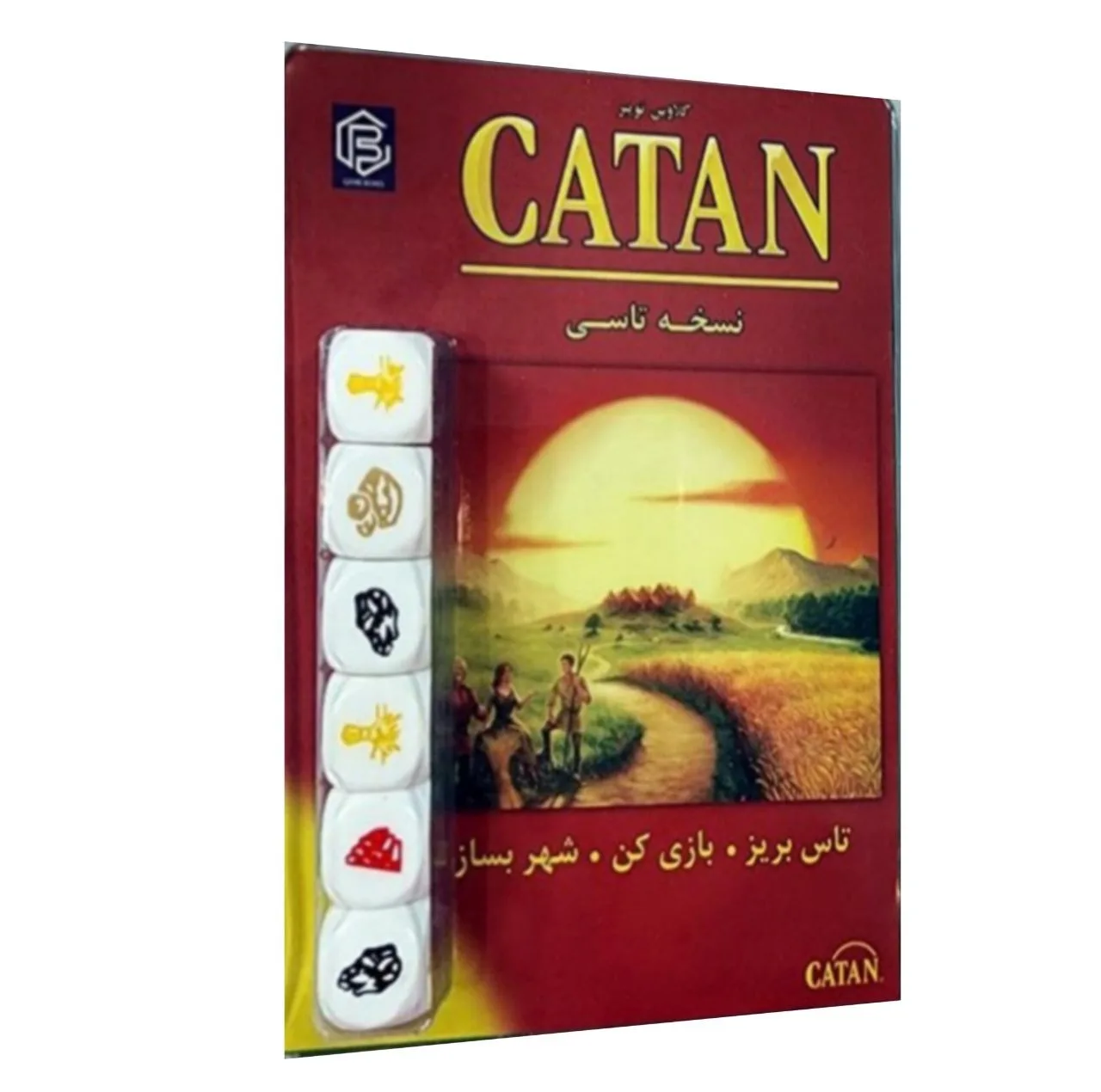 بازی فکری کاتان  مدل مهاجران نسخه تاسی Catan Dice Game