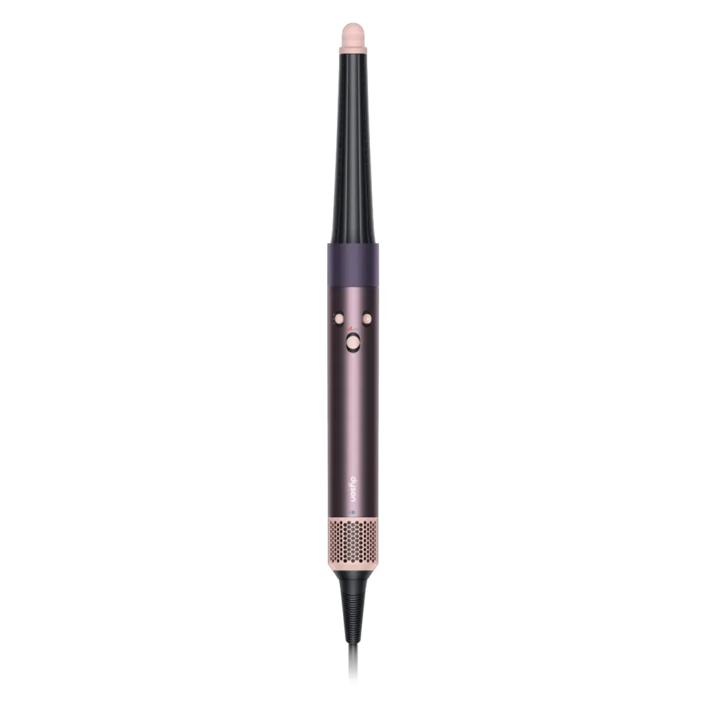 سشوار برس‌دار حالت‌دهنده 1300 وات دایسون مدل Airwrap id HS08 Straight+Wavy، موتور BLDC، وزن 630 گرم، دارای سری شانه‌دار، سری برس‌دار گرد پهن، کیف نگه‌دارنده، خشک‌کن ملایم، متمرکز‌کننده باریک، متمرکز‌کننده پهن با ویژگی فرکنندگی، صاف‌کنندگی، حجم‌دهندگی
