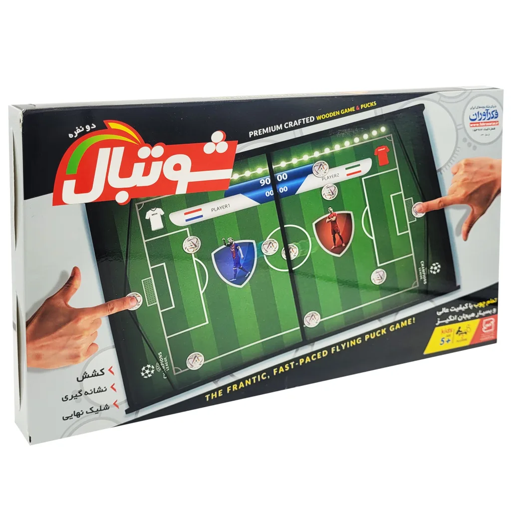 بازی فکری فکرآوران مدل شوتبال بردگیم