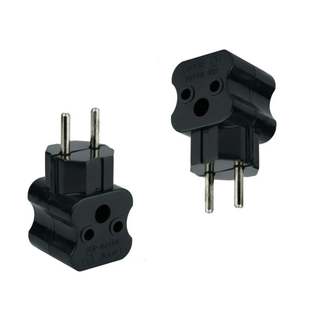 سه راهی برق نور مدل 1400W-10A بسته 2 عددی