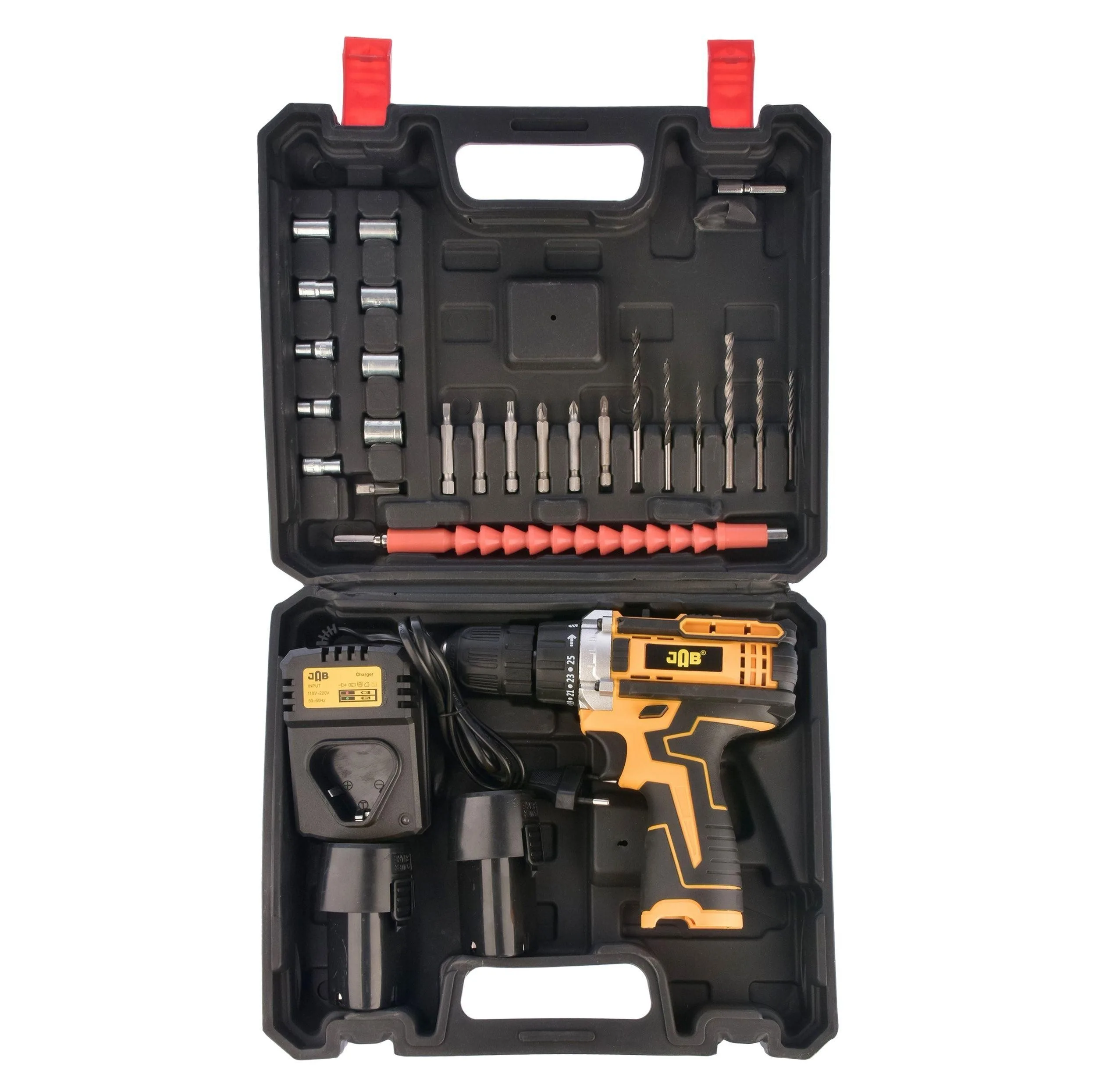 مجموعه 30 عددی دریل پیچ گوشتی شارژی جاب مدل JBS-56 Yl-Li