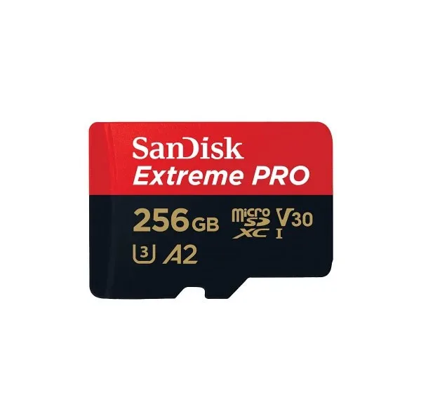 کارت حافظه microSDXC سن دیسک مدل Extreme PRO کلاس A2 استاندارد UHS-I U3 سرعت 170MBs ظرفیت 256 گیگابایت