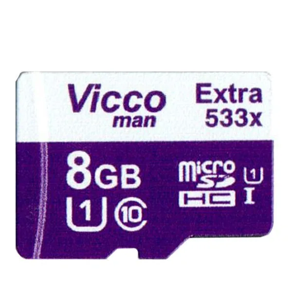 کارت حافظه microSDHC ویکو من مدل Extre 533X کلاس 10 استاندارد UHS-I U1 سرعت80MBpsظرفیت 8 گیگابایت