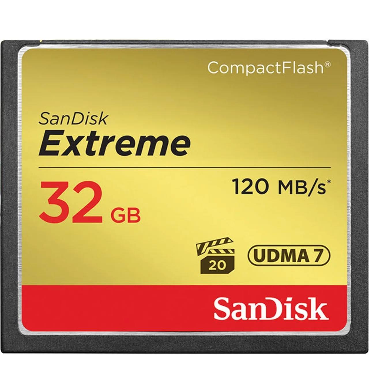 کارت حافظه CompactFlash سن دیسک مدل Extreme سرعت 800X 120MBps ظرفیت 32 گیگابایت
