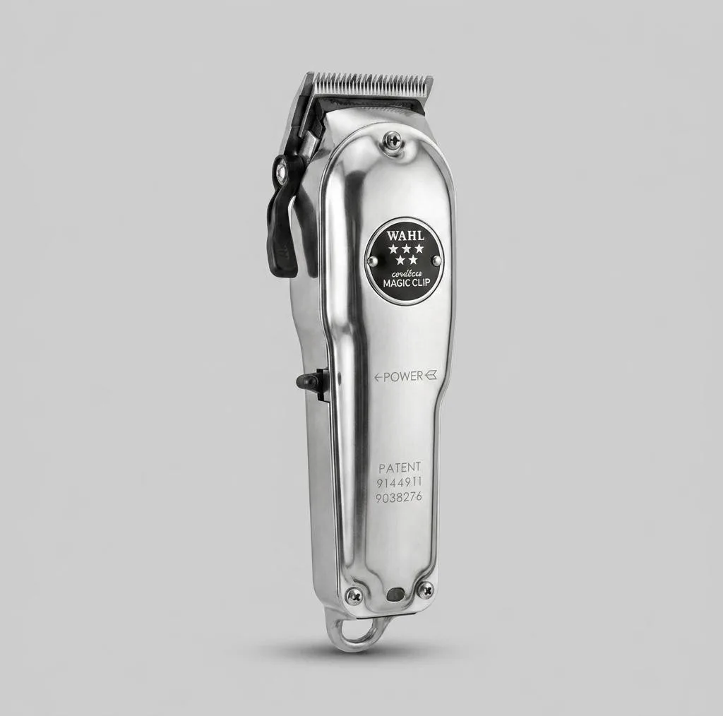 ماشین اصلاح موی سر و صورت وال پروفشنال مدل Wahl Cordless Magic Clip Metal Edition