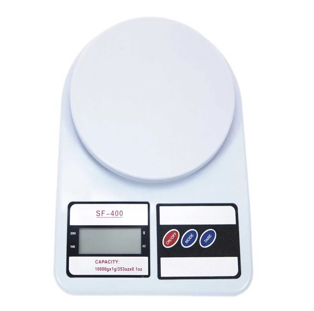 ترازو آشپزخانه الکترونیک مدل SF-400 به همراه چاقو