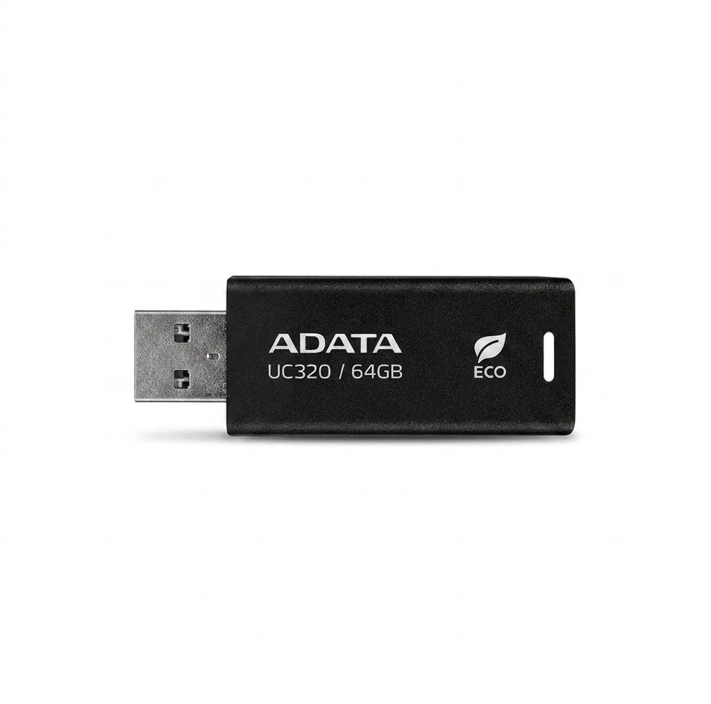 فلش مموری 64 گیگابایت ای دیتا مدل UC320 با رابط USB 3.2 Gen 1 و طراحی کشویی