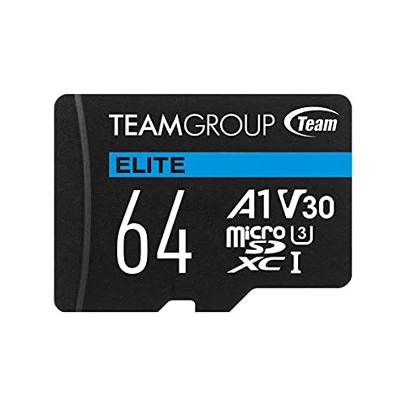 کارت حافظه microSDXC تیم گروپ مدل Elite کلاس 10 استاندارد UHS-I U3 سرعت 90MBps ظرفیت 64 گیگابایت