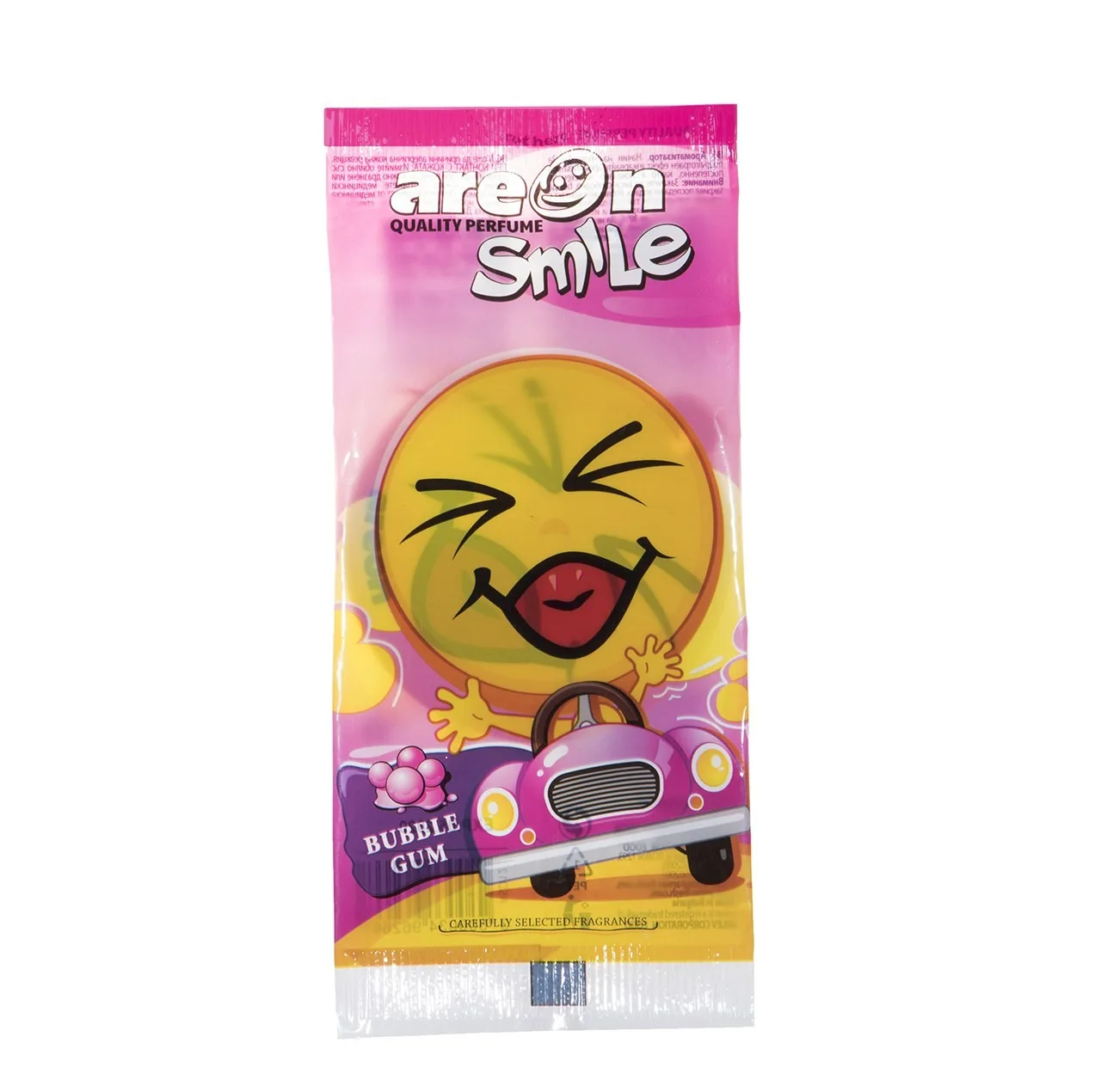 خوشبو کننده ماشین آرئون مدل Smile با رایحه آدامس بادکنکی