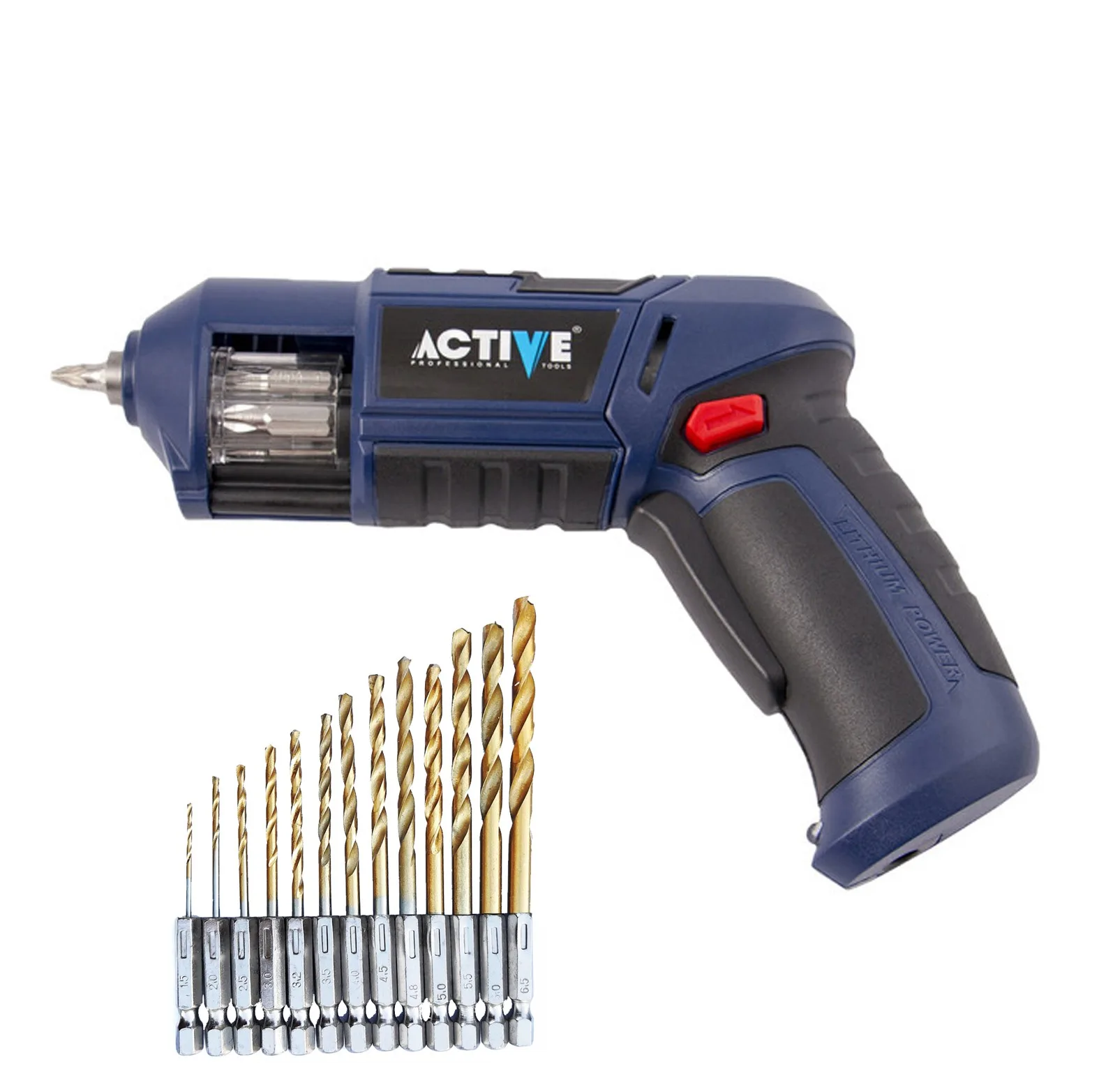 پیچ گوشتی شارژی خشابی 3/6 ولت اکتیو تولز مدل AC-2936B