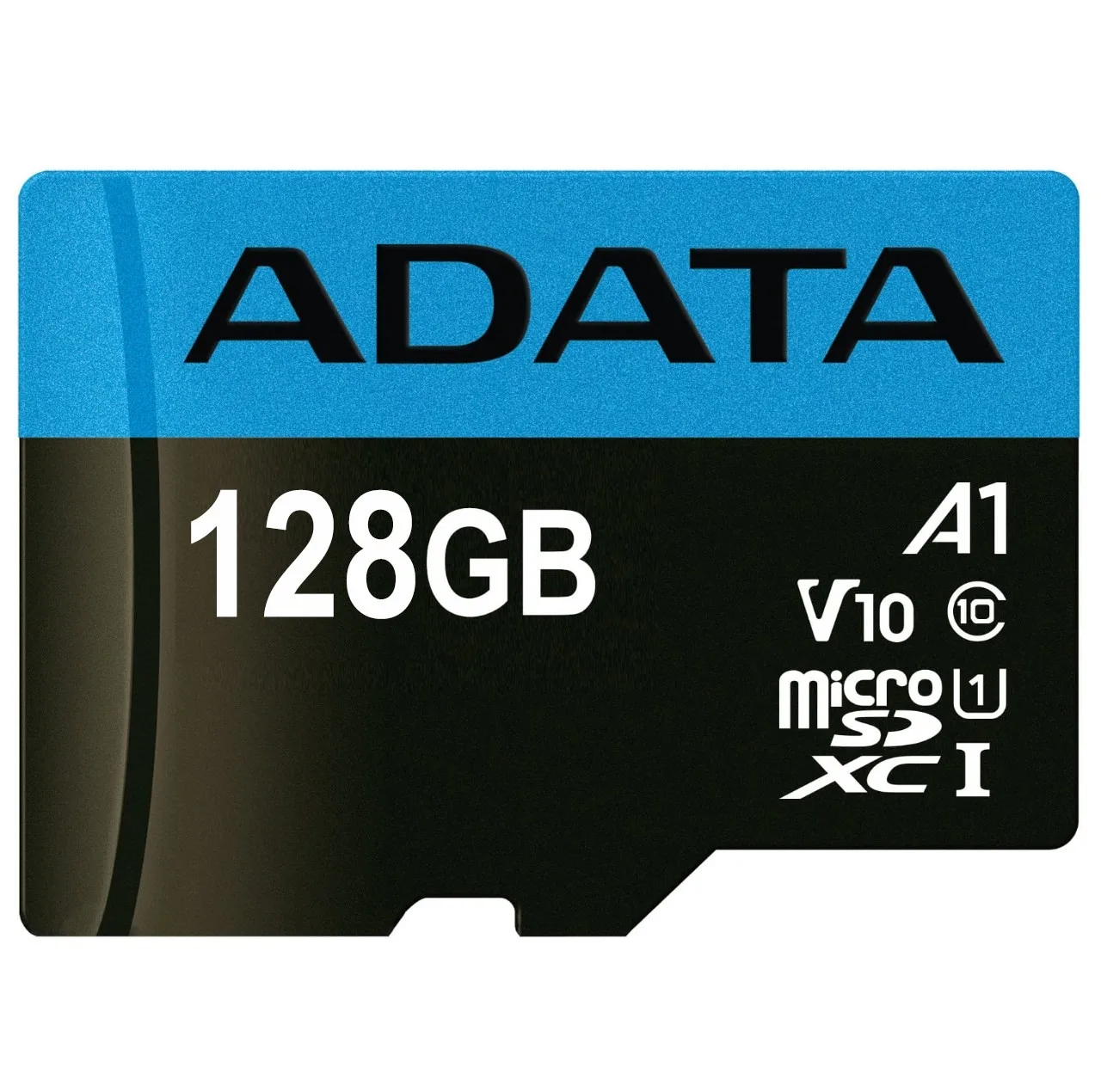 کارت حافظه microSDXC ای دیتا مدل Premier V10 A1 کلاس 10 استاندارد UHS-I سرعت 100MBps ظرفیت 128 گیگابایت
