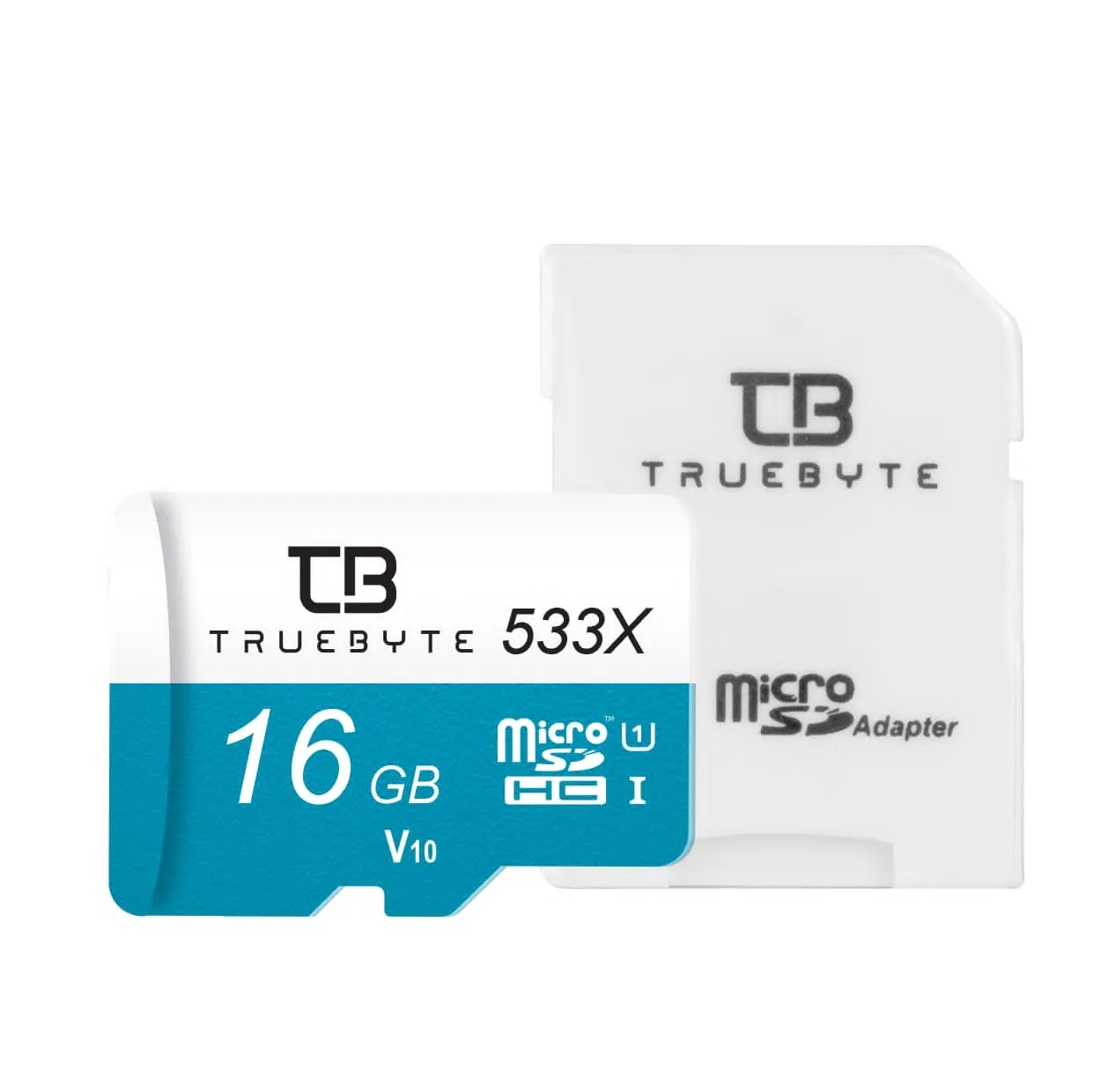 کارت حافظه Micro SD XC تروبایت مدل A2-V10-533X کلاس 10 استاندارد UHS-l U3 سرعت 85MBps ظرفیت 16 گیگابایت به همراه آداپتور SD