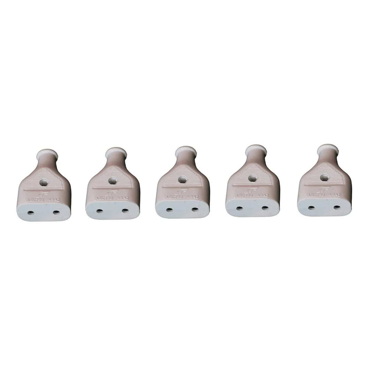 دو شاخه مادگی فراز الکتریک کد White بسته 5 عددی