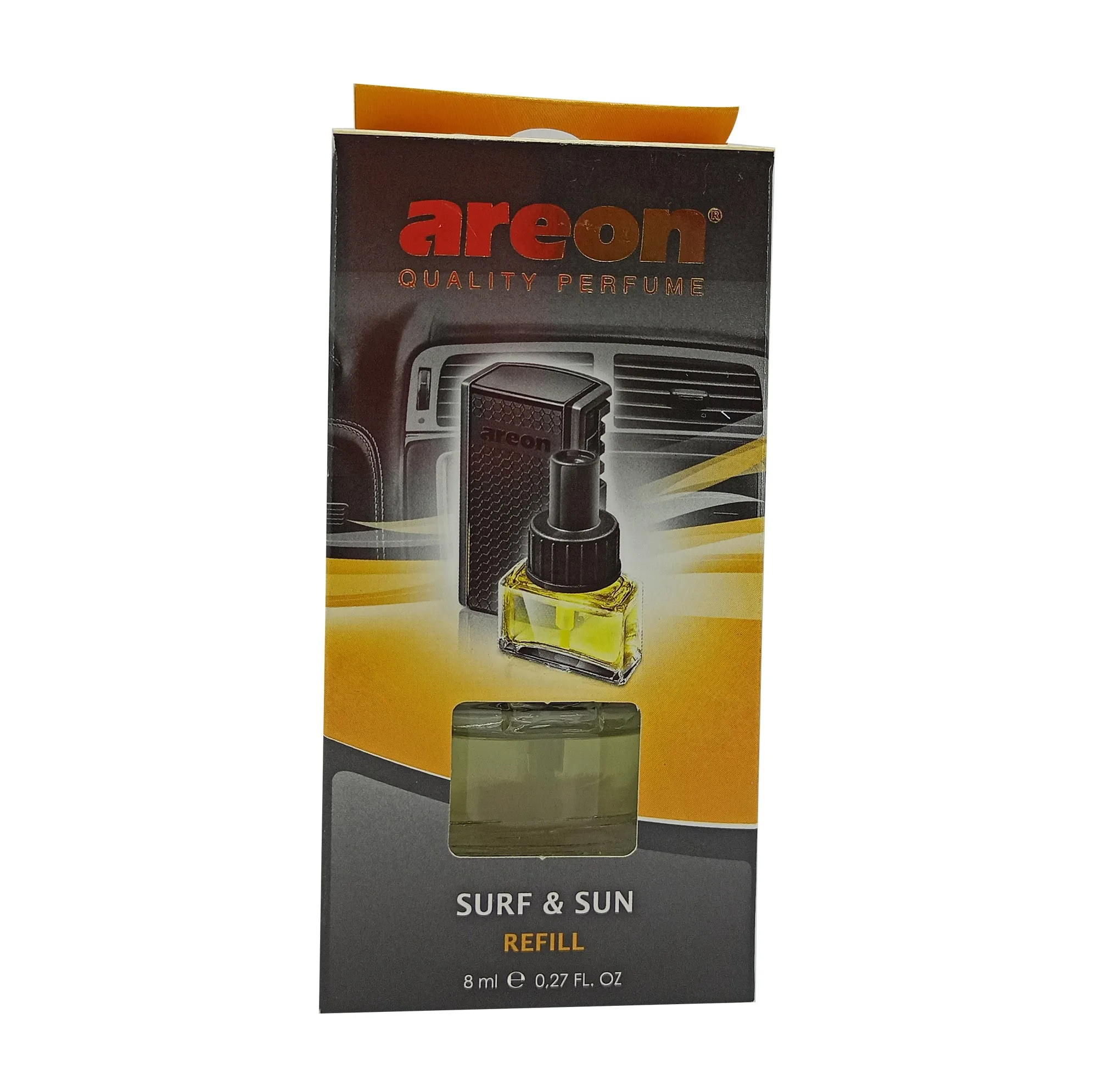 خوشبوکننده خودرو آرئون مدل دریچه کولر یدکی 6 SURF and SUN حجم 8 میلی لیتر