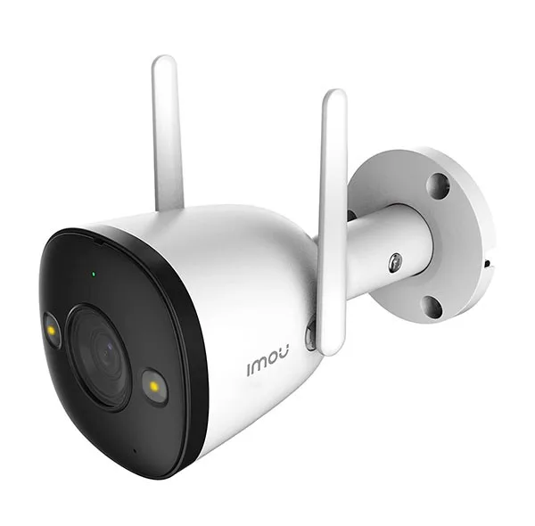دوربین مداربسته بولت تحت شبکه آیمو مدل Bullet 2E 3MP با اتصال دوگانه وای فای و LAN، دید در شب رنگی تا 30 متر، میکروفن داخلی و پشتیبانی از کارت حافظه 512 گیگابایت