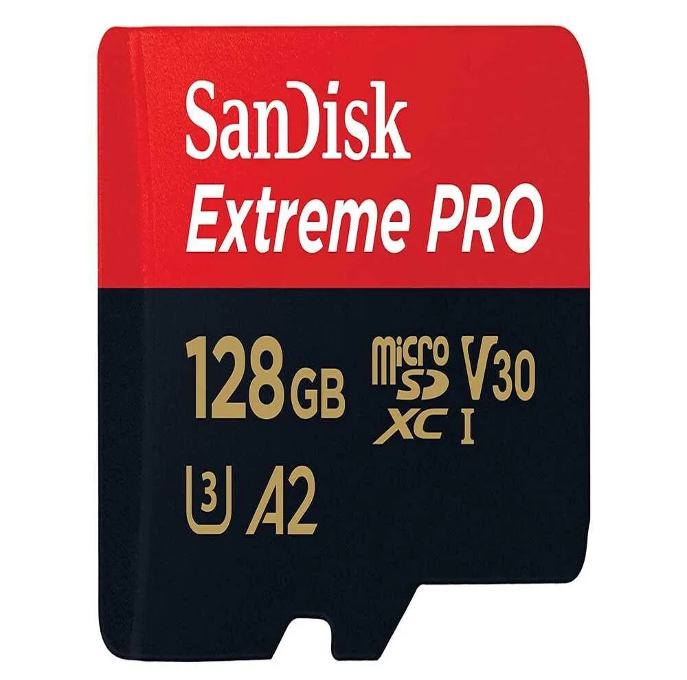 کارت حافظه microSDXC سن دیسک مدل Extreme PRO کلاس A2 استاندارد UHS-I U3 سرعت 170MBps ظرفیت 128 گیگابایت