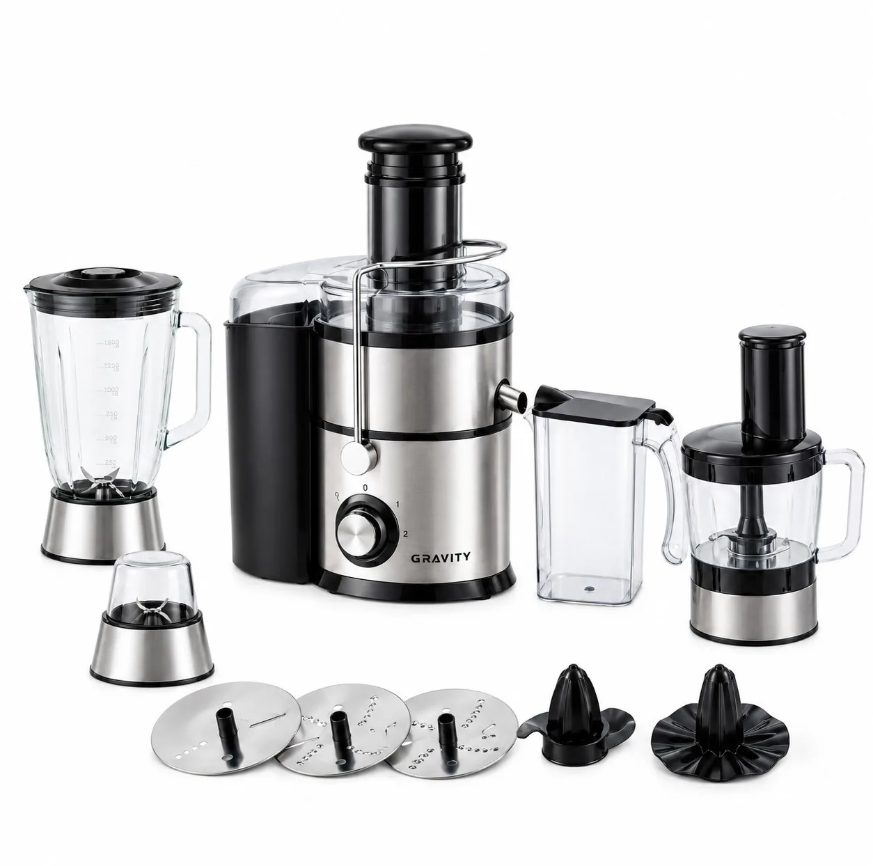 غذاساز چندکاره 800 وات گرویتی مدل GJ920
