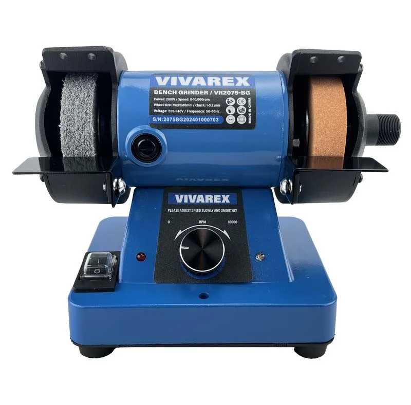 سنگ رومیزی مینیاتوری 75 میلیمتری 175 وات ویوارکس مدل VR2075-BG