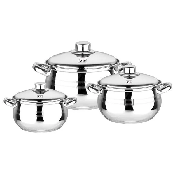 سرویس قابلمه شش پارچه زیو مدل Z-1018