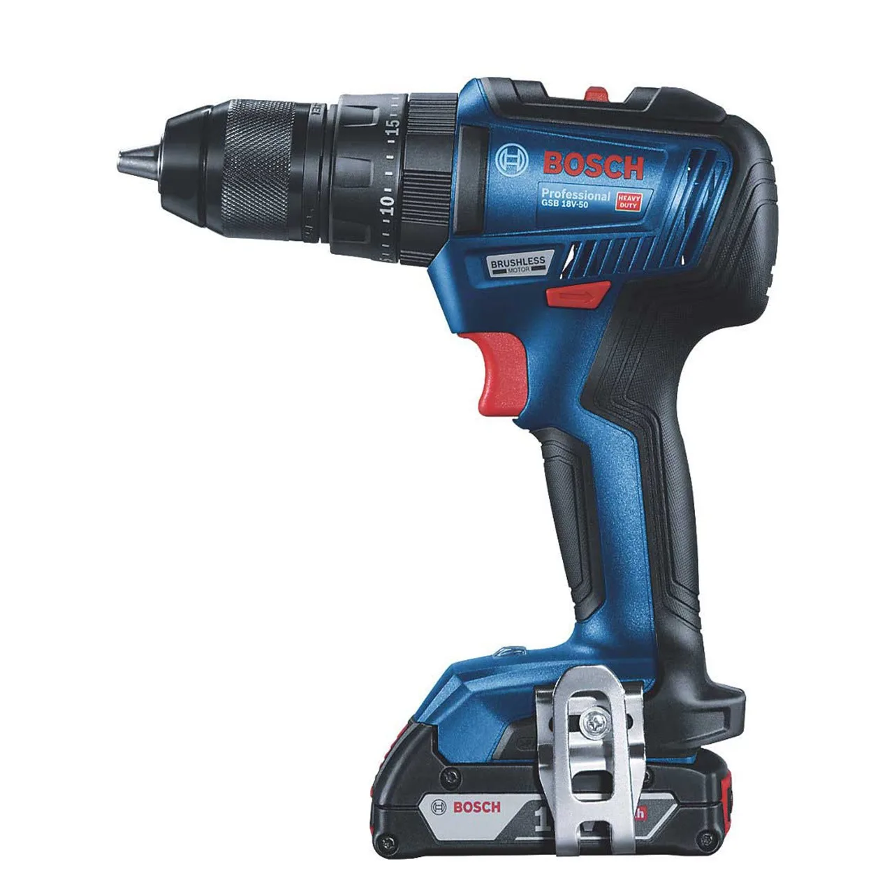 پیچ گوشتی شارژی چکشی بوش مدل هوشمند بدون ذغال کد 18V-50