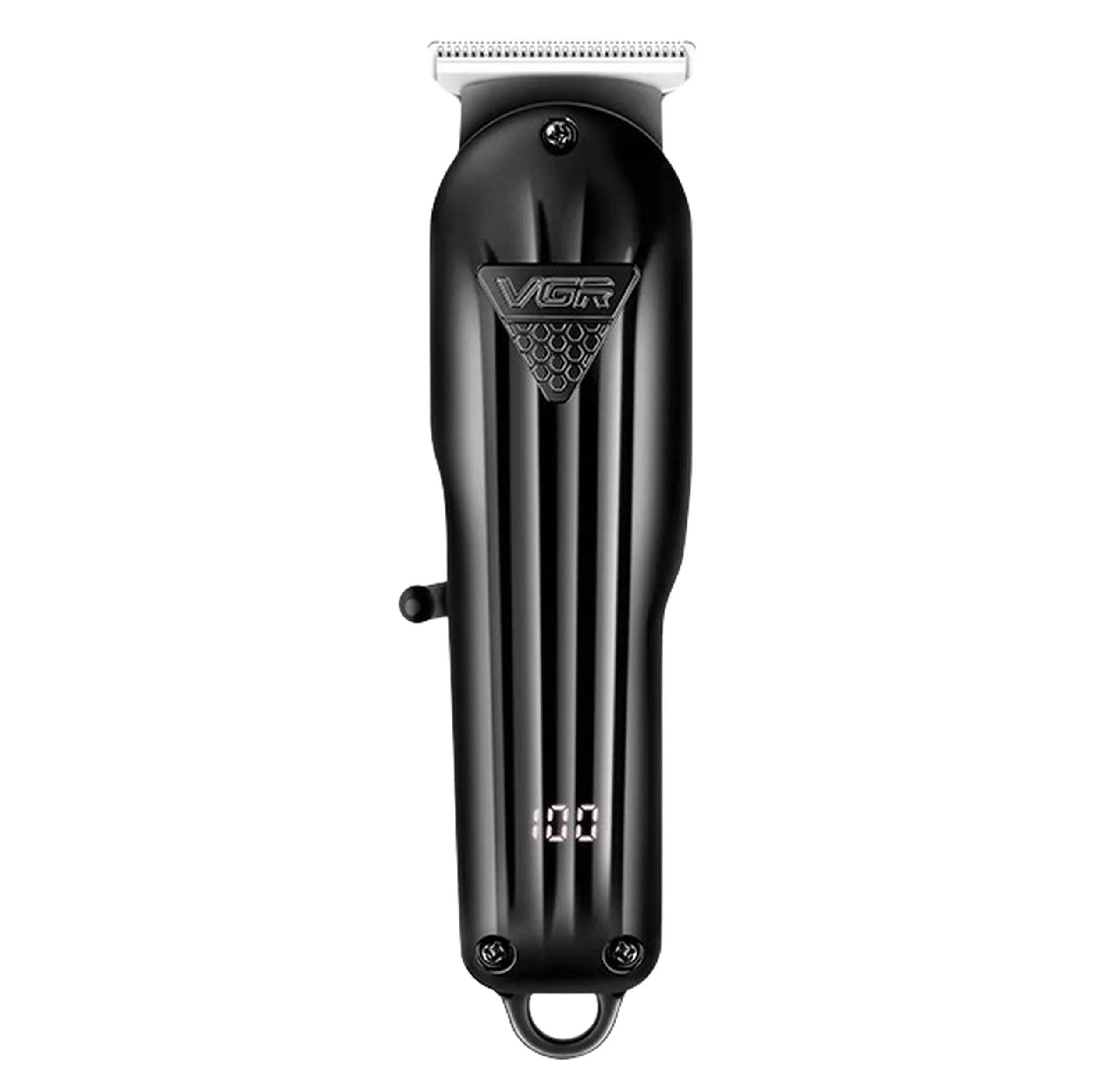 ماشین اصلاح موی سر و صورت وی جی ار مدل V-982 با تیغه استیل پیشرفته، منبع انرژی باتری، مدت زمان استفاده 120 دقیقه، مدت زمان شارژ 120 دقیقه، همراه با کابل شارژ USB، شانه و دفترچه راهنما