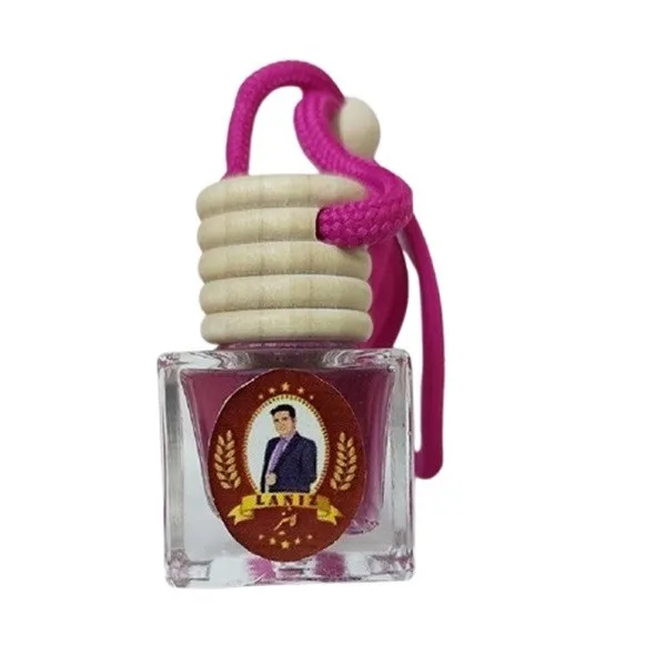 خوشبوکننده خودرو لانیز مدل چوب صندل، پچولی و کهربا کد 0071-342-1 حجم 10 میلی لیتر