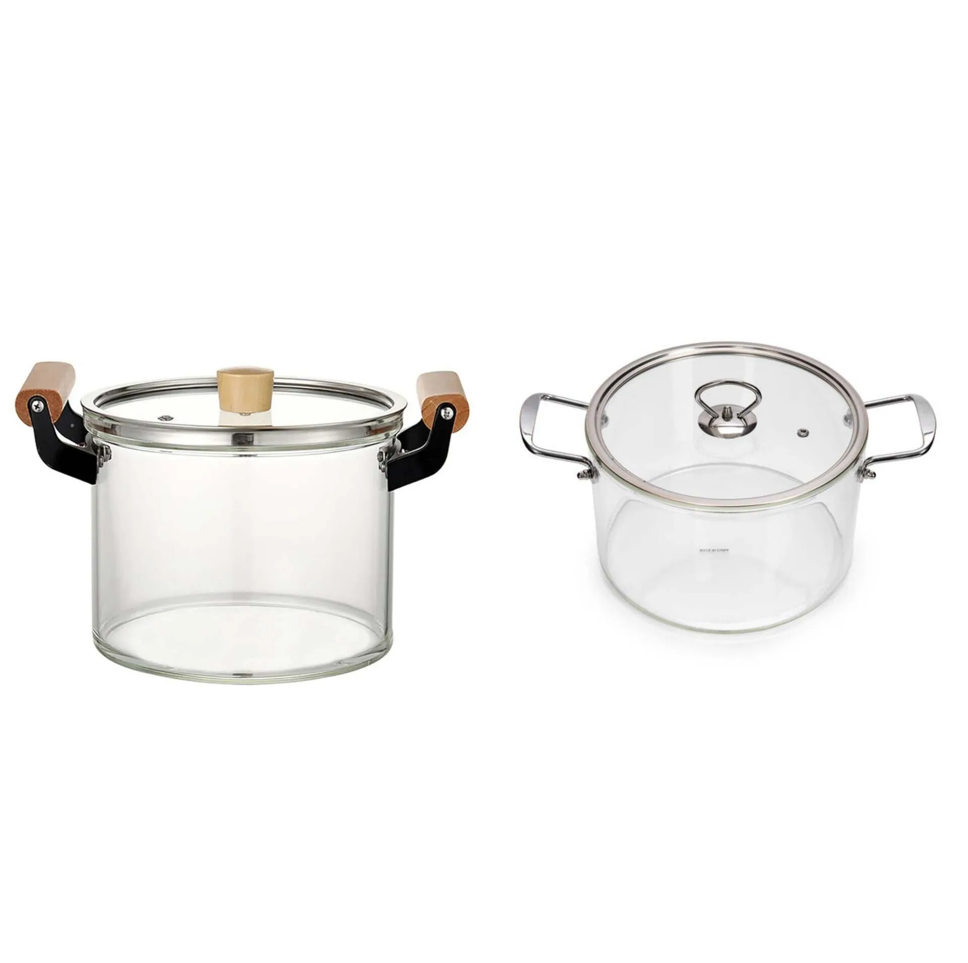 سرویس قابلمه 2 پارچه مدل شیشه ای کد NC21-NC23