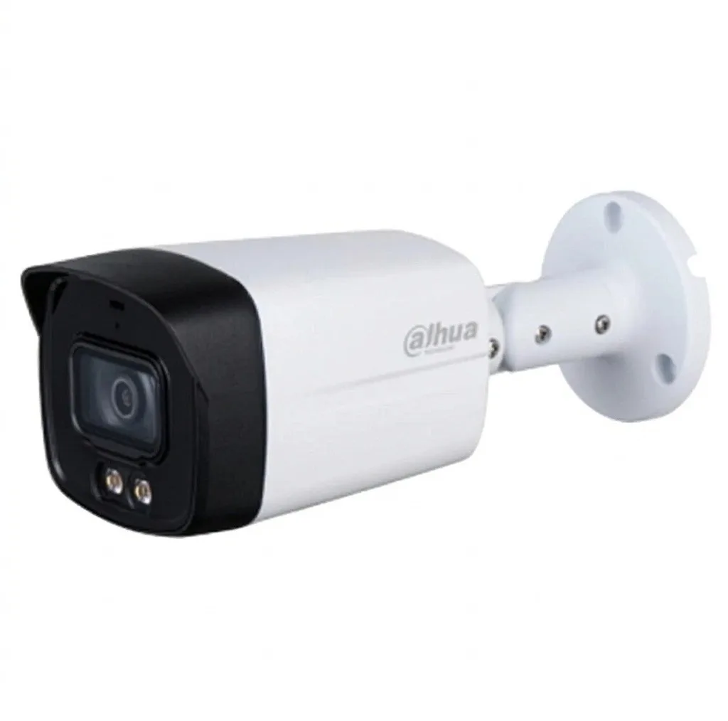 دوربین مداربسته بولت آنالوگ داهوا مدل DH-HAC-HFW1509TLMP-LED با رزولوشن 5 مگاپیکسل، دید در شب 40 متر، فناوری Starlight، بدنه فلزی و استاندارد مقاومتی IP67