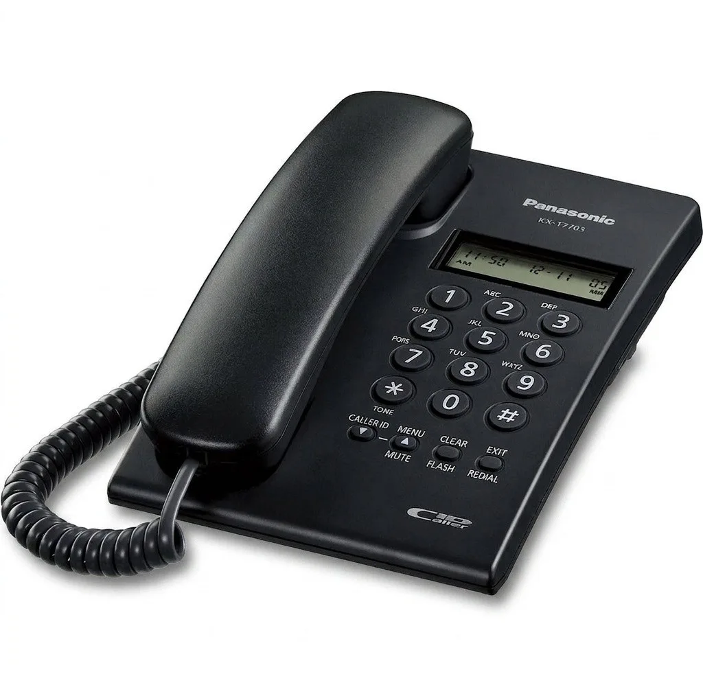 تلفن با سیم پاناسونیک مدل KX-T7703X