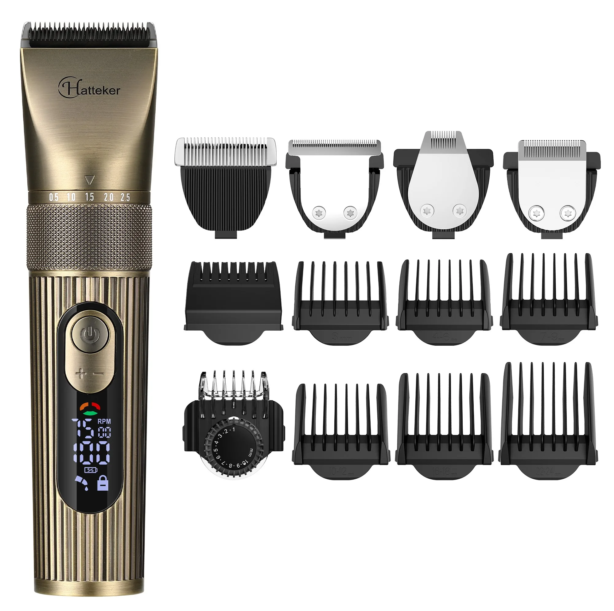 ماشین اصلاح موی سر و صورت شارژی هاتکر مدل HT-6079
